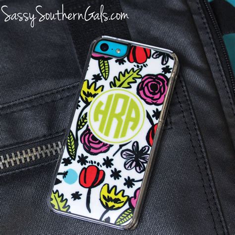 monogram cell phone cases